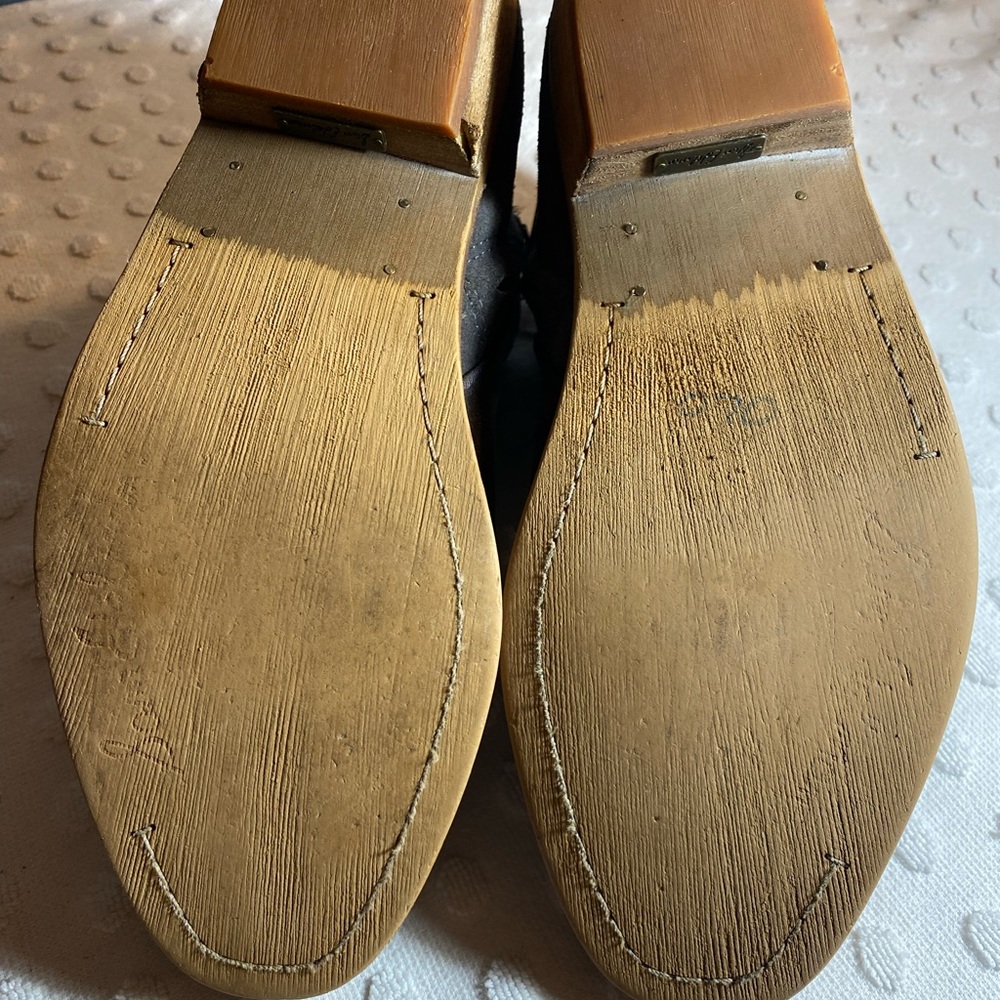 Sam Edelman Grey Mercer Suede Booties - Picture 6 of 16